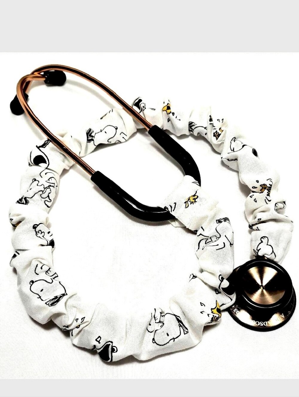Handmade  White Snoopy Dog Peanuts Cotton Cute Fun  Washable Nurse's Doctor